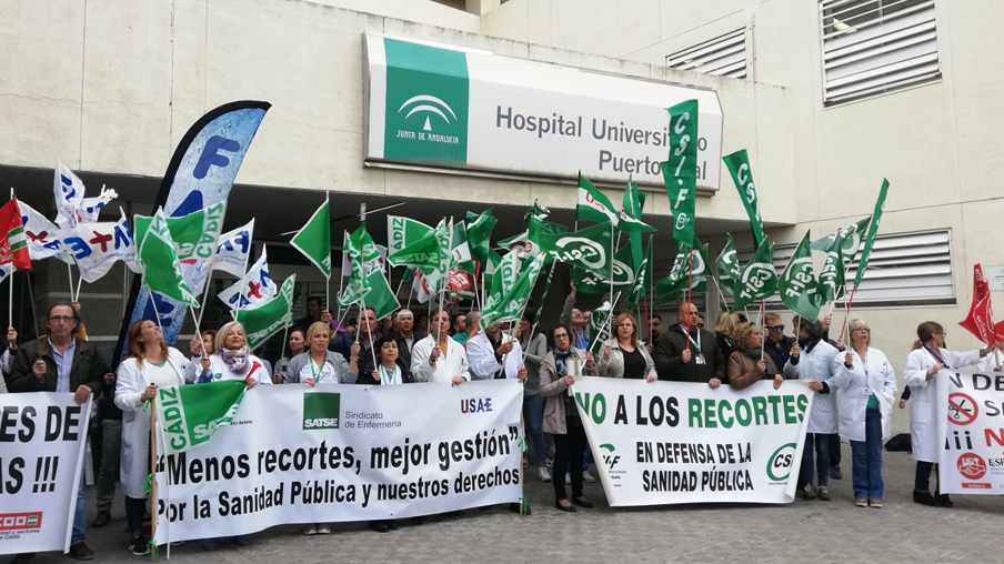 Protesta Hospital Puerto Real 